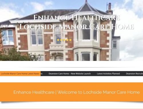 Lochside Manor Care Home – New Website Launch